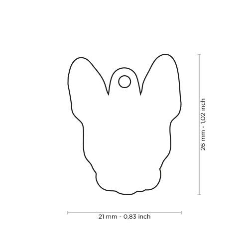 MyFamily Friends Boston Terrier ID Tag