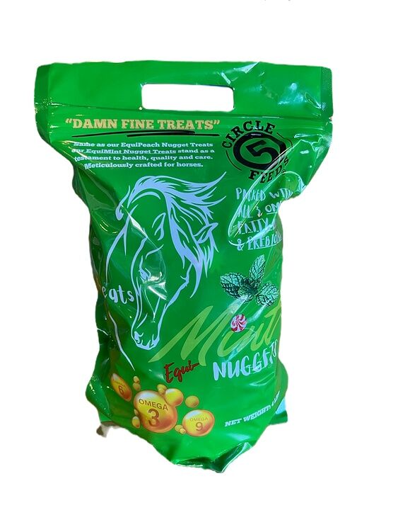 Circle 5 Feeds EquiMint Nugget Prebiotic Treats, 4-Lb