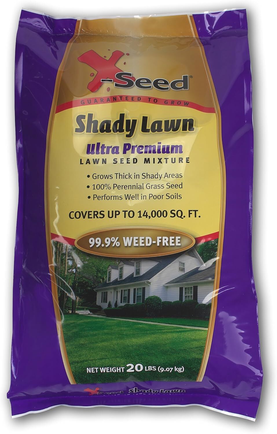 X-Seed Shady Lawn Ultra Premium Lawn Seed Mixture, 20 lb.