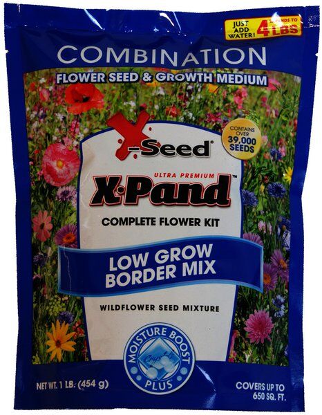 X-Seed Low Grow Border Mix, 1-Lb