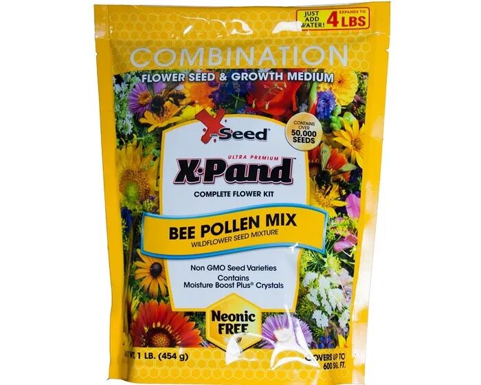 X-Seed X-Pand Bee Pollen Wildflower Seed Mixture, 1-Lb