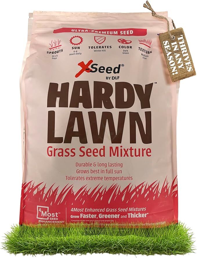 X-Seed Hardy Lawn Grass Seed Mixture, 20-Lb