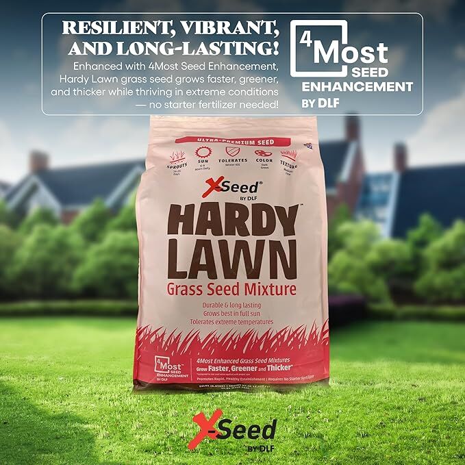 X-Seed Hardy Lawn Grass Seed Mixture, 20-Lb