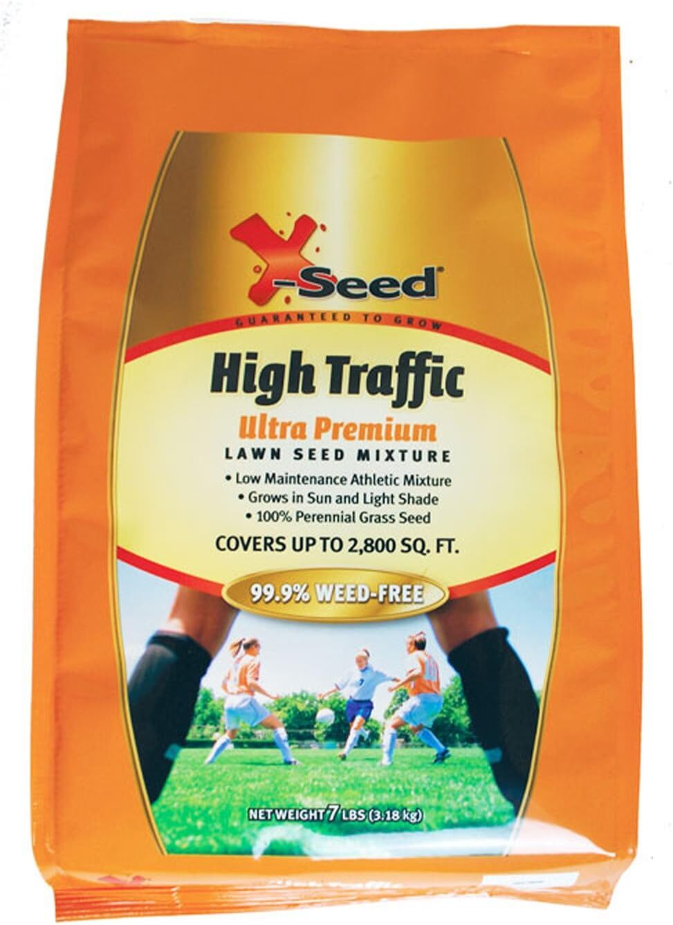 X-Seed Ultra Premium High Traffic Lawn Seed Mixture, 7-Lb