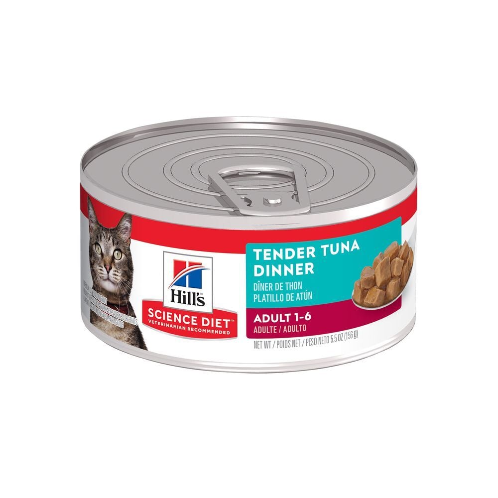Hill's Science Diet Tender Tuna Dinner Adult Cat Food, 5.5-Oz