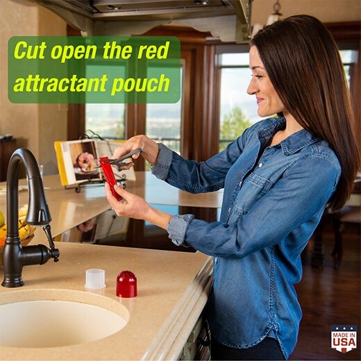 RESCUE! Reusable Fruit Fly Traps, 2-Pk