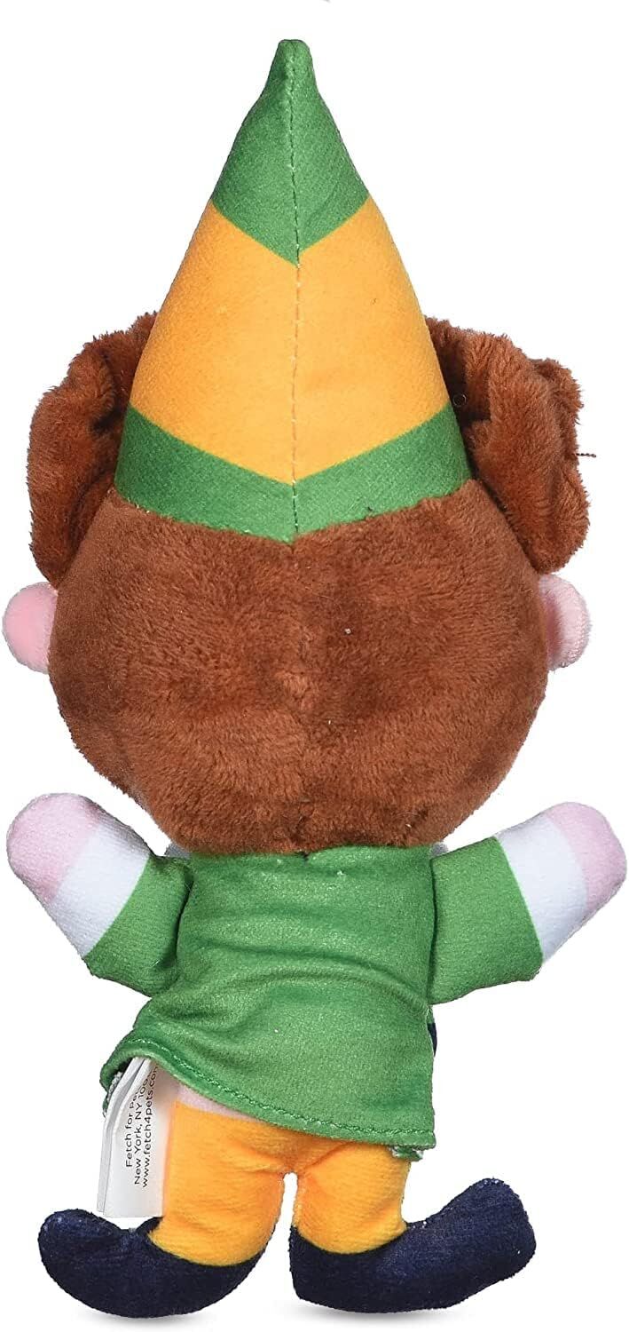 WB Elf For Pets Buddy The Elf Plush Dog Toy, 6-In
