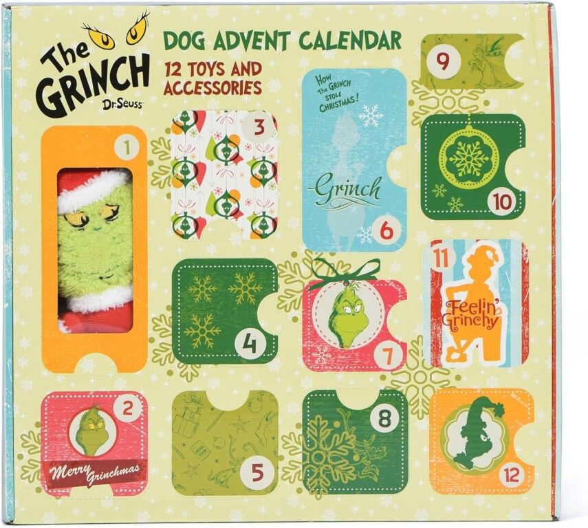Dr. Seuss For Pets How the Grinch Stole Christmas Dog Advent Calendar