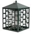 Heath Outdoor Green Square Squirrel-Resistant Caged Tube Bird Feeder
