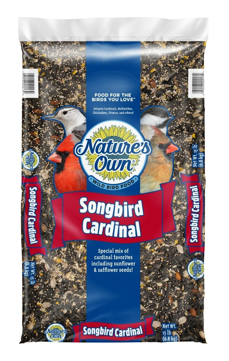 Nature's Own Songbird Cardinal Bird Food, 15 - Lb
