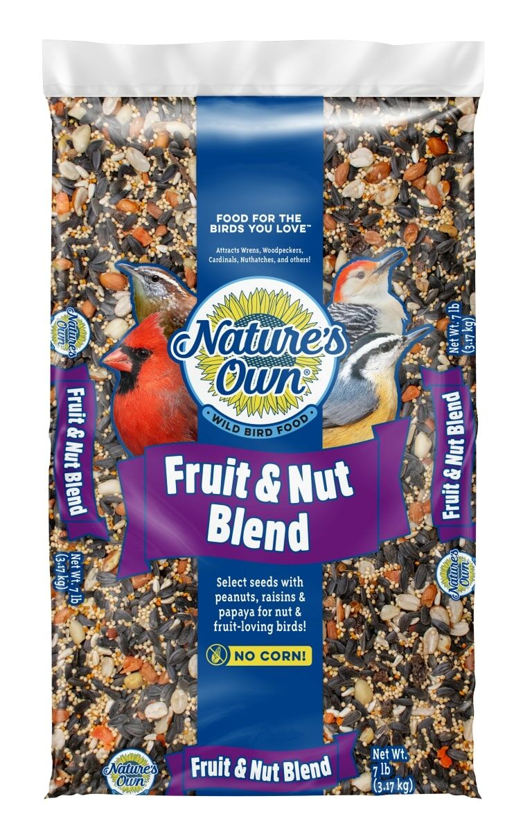 Nature's Own Fruit & Nut Blend Bird Seed, 7-Lb
