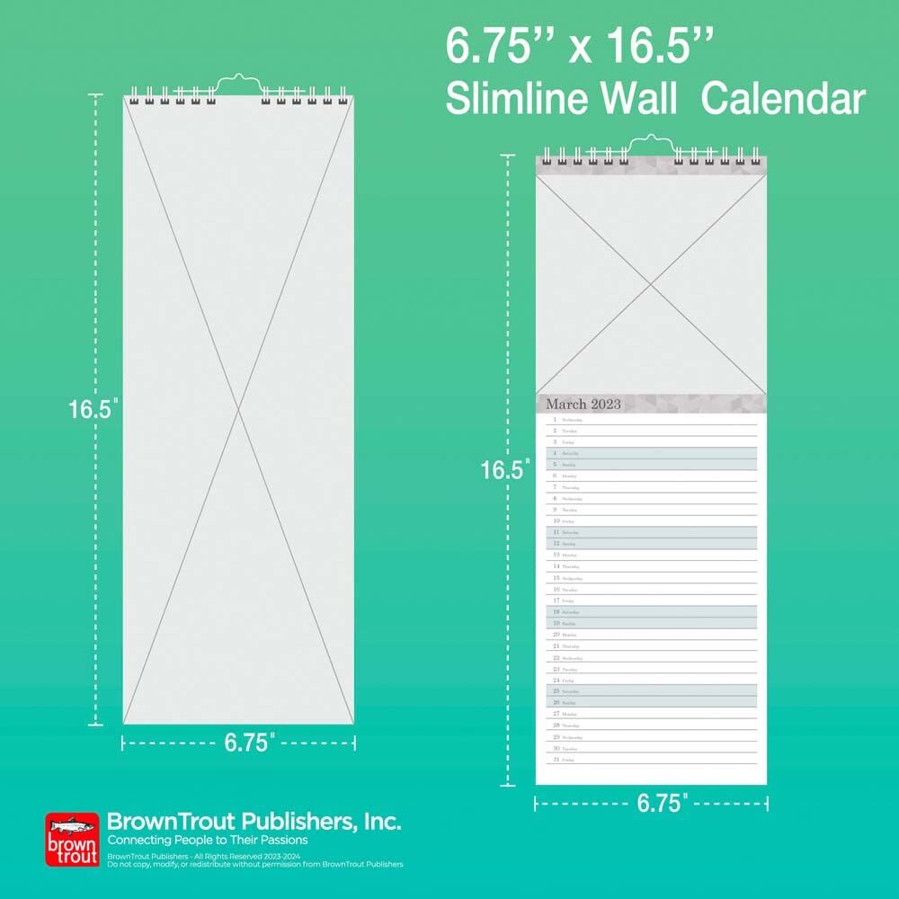 Brown Trout Publisher 2024 Horse Lovers Horse Lovers, 6.75-In x 16.5-In