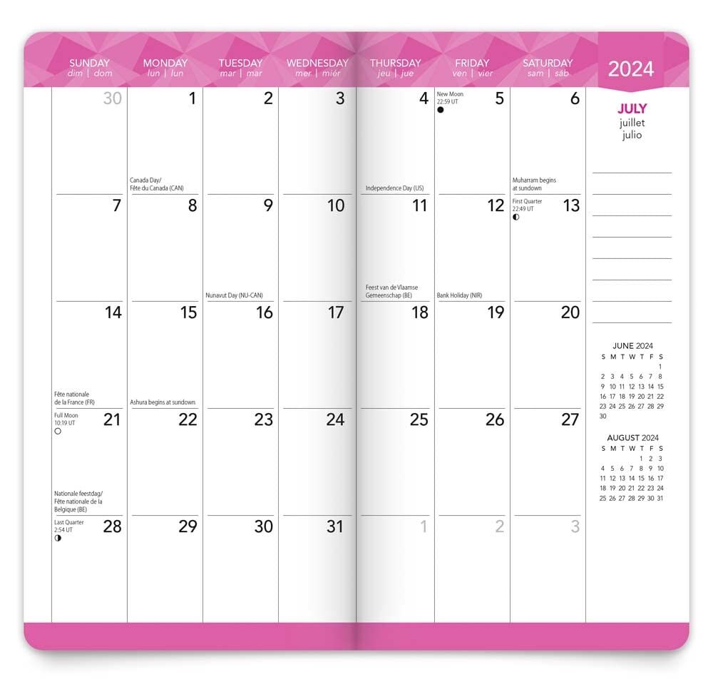 Brown Trout Publisher 2024-2025 Tuscan Delight Monthly Pocket Planner Calendar, 3.5-In x 6.5-In