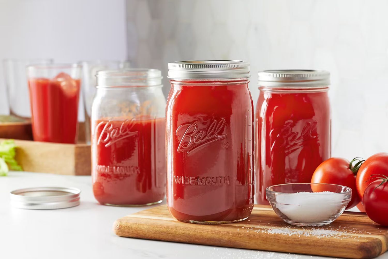 Ball Mason Jars & Lids, Wide Mouth, 32-Oz, 12-Pk