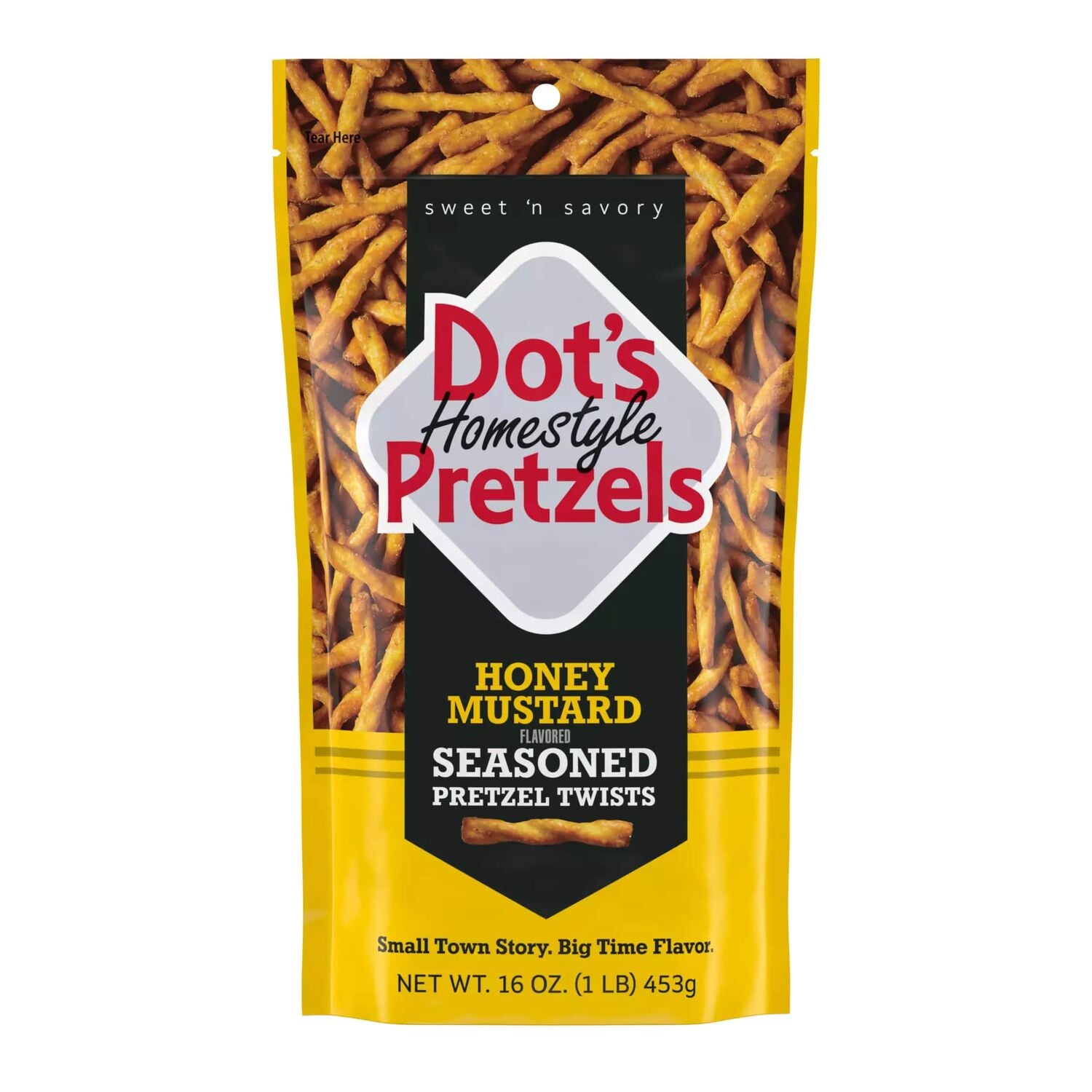Dot's Homestyle Pretzels Honey Mustard Seasoned Pretzel Twists, 16-Oz