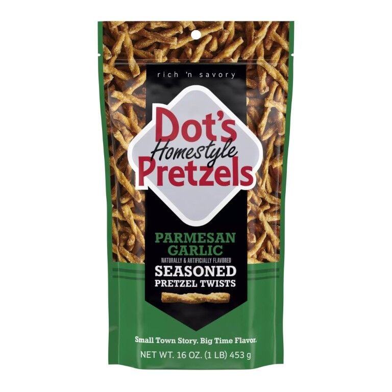 Dot's Homestyle Pretzels Parmesan Garlic Seasoned Pretzel Twists, 16-Oz