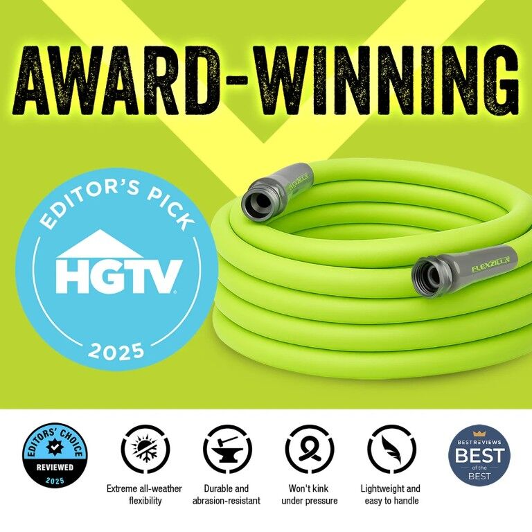 Flexzilla ZillaGreen Garden Hose 150 PSI, 5/8-In x 50-Ft