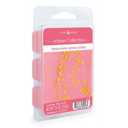 Candle Warmers Watermelon Lemon Sorbet Artisan Melts, 2.5-Oz