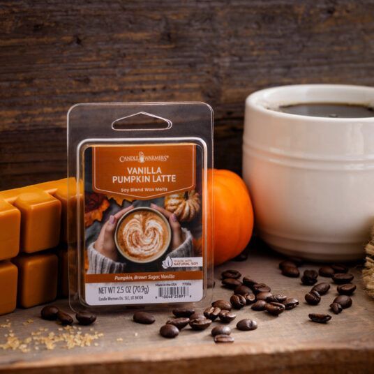 Candle Warmers Vanilla Pumpkin Latte Classic Wax Melts, 2.5-Oz