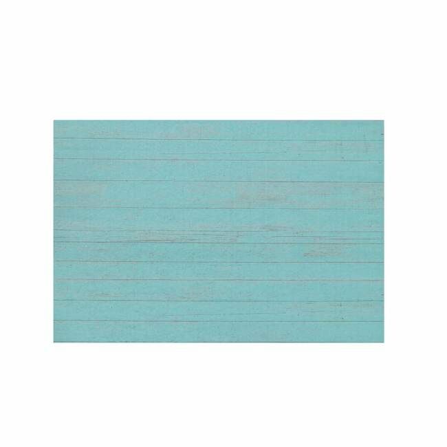 Evergreen Wood Plank Layering Mat - Blue