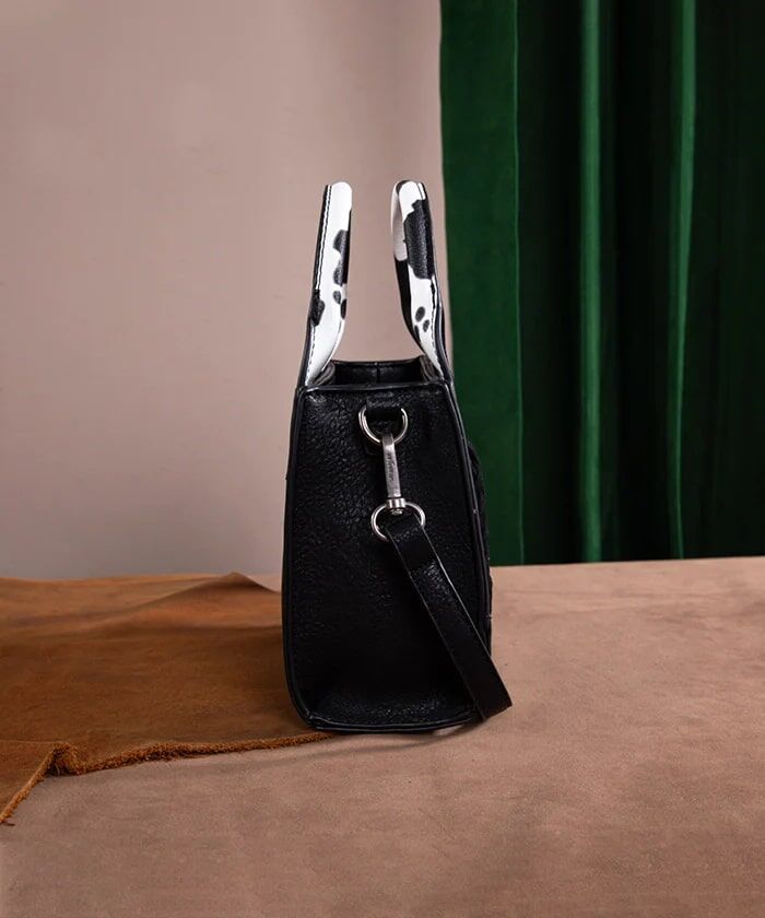 Montana West Wrangler Cow Print Medium Crossbody Tote
