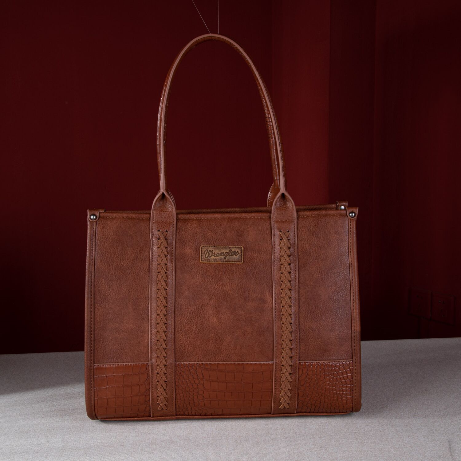 Wrangler Croc Print Large Tote