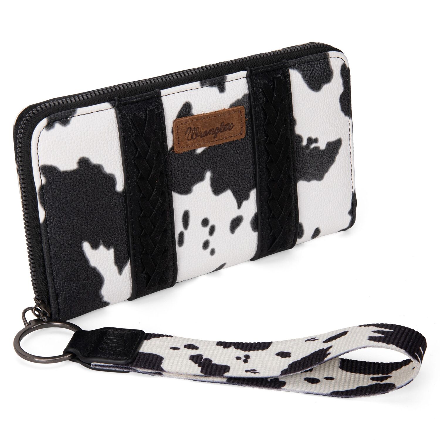 Wrangler Cowprint Wristlet Wallet