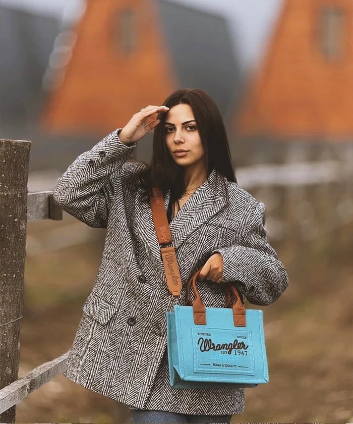 Montana West Wrangler Canvas Crossbody Purse