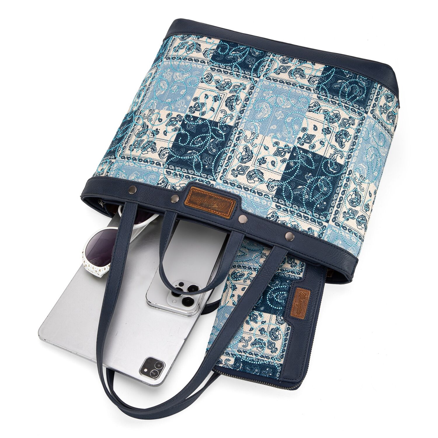 Wrangler Paisley Patchwork Tote