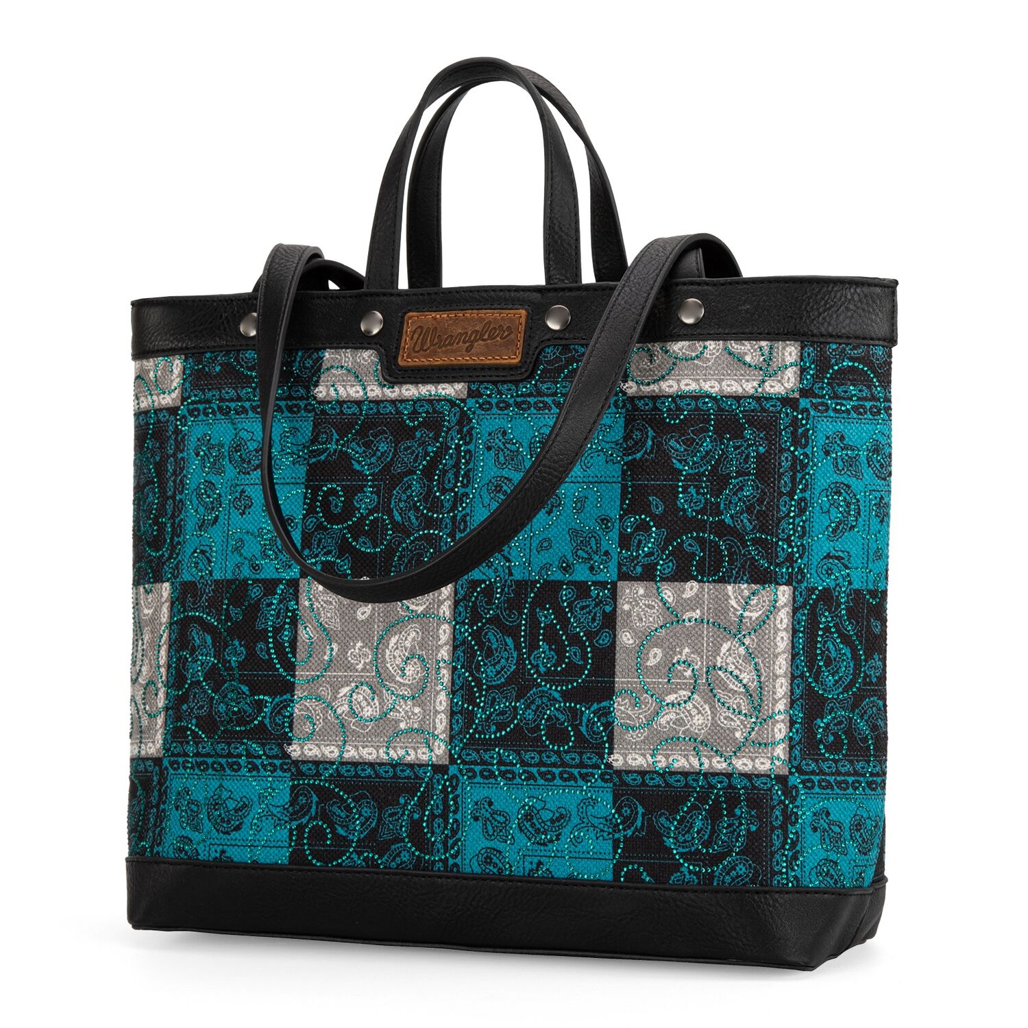 Wrangler Paisley Patchwork Tote