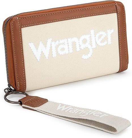 Wrangler Logo Wristlet Wallet