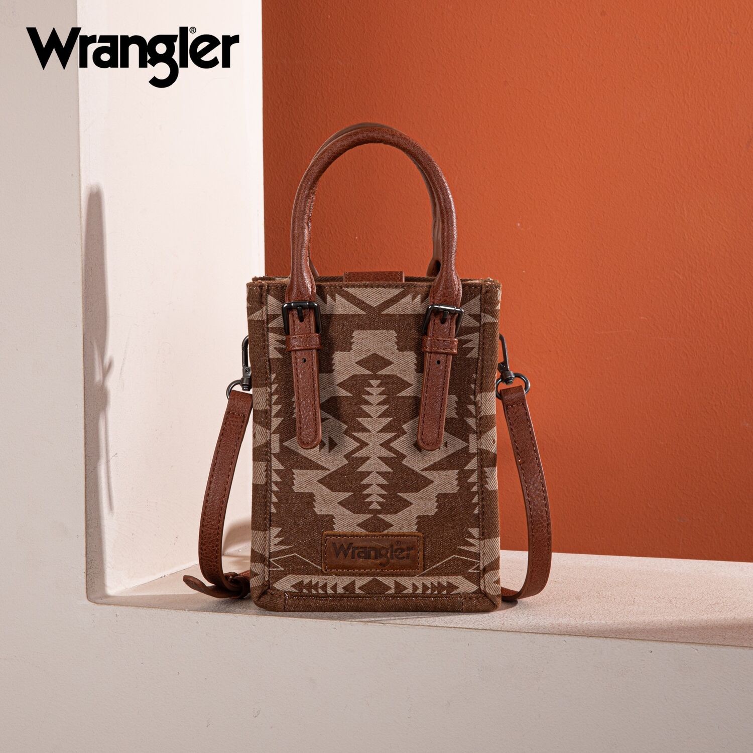 Wrangler Laser Print Denim Mini Tote