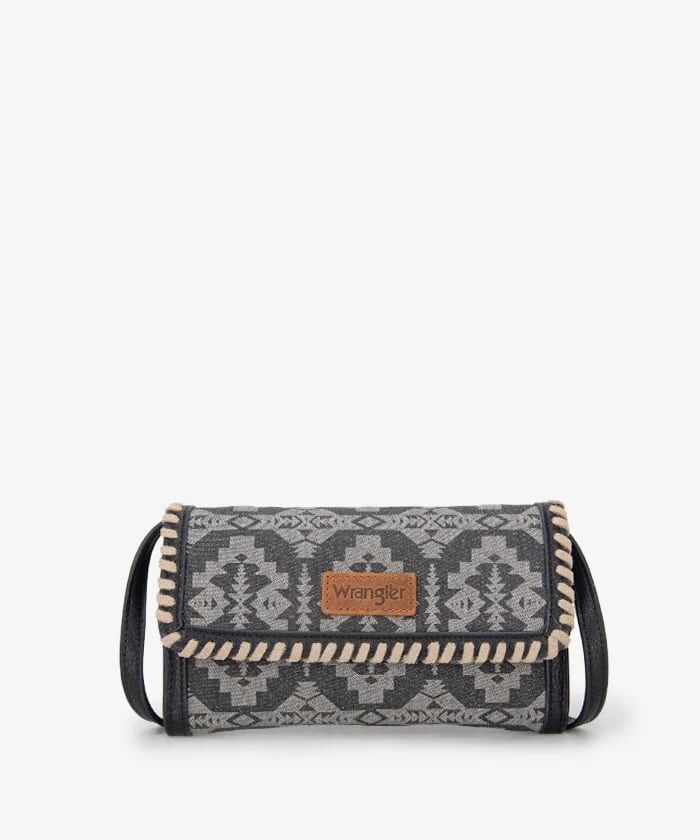 Montana West Wrangler All-Over Aztec Print Convertible Wallet