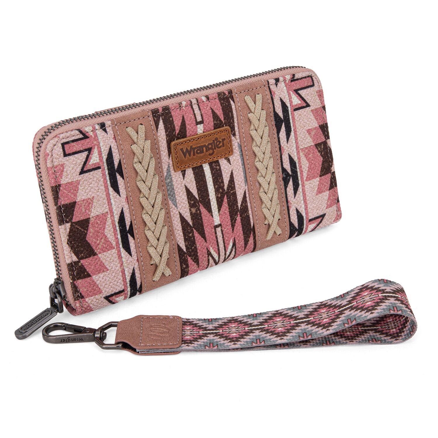 Wrangler Aztec Wristlet Wallet With Strap