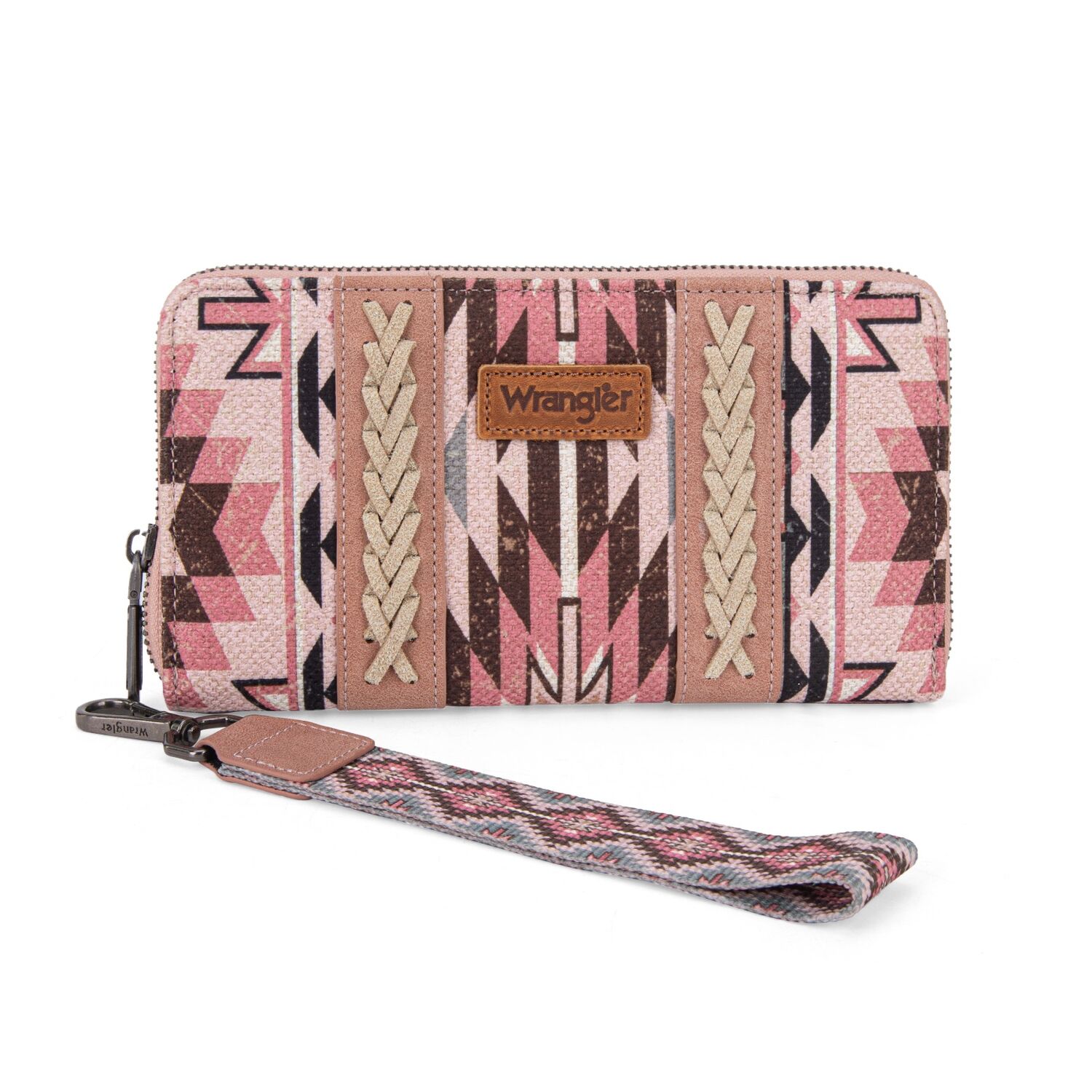 Wrangler Aztec Wristlet Wallet With Strap