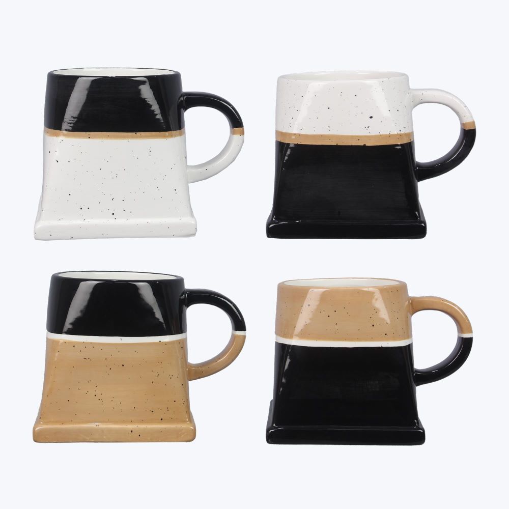 Young's Inc Ceramic Color Dip Mug Assortment
