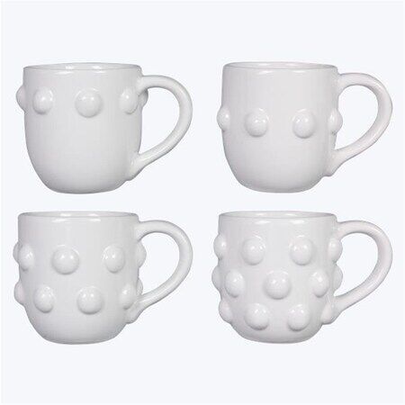 Young's Ceramic Mug Set, 4-Pc