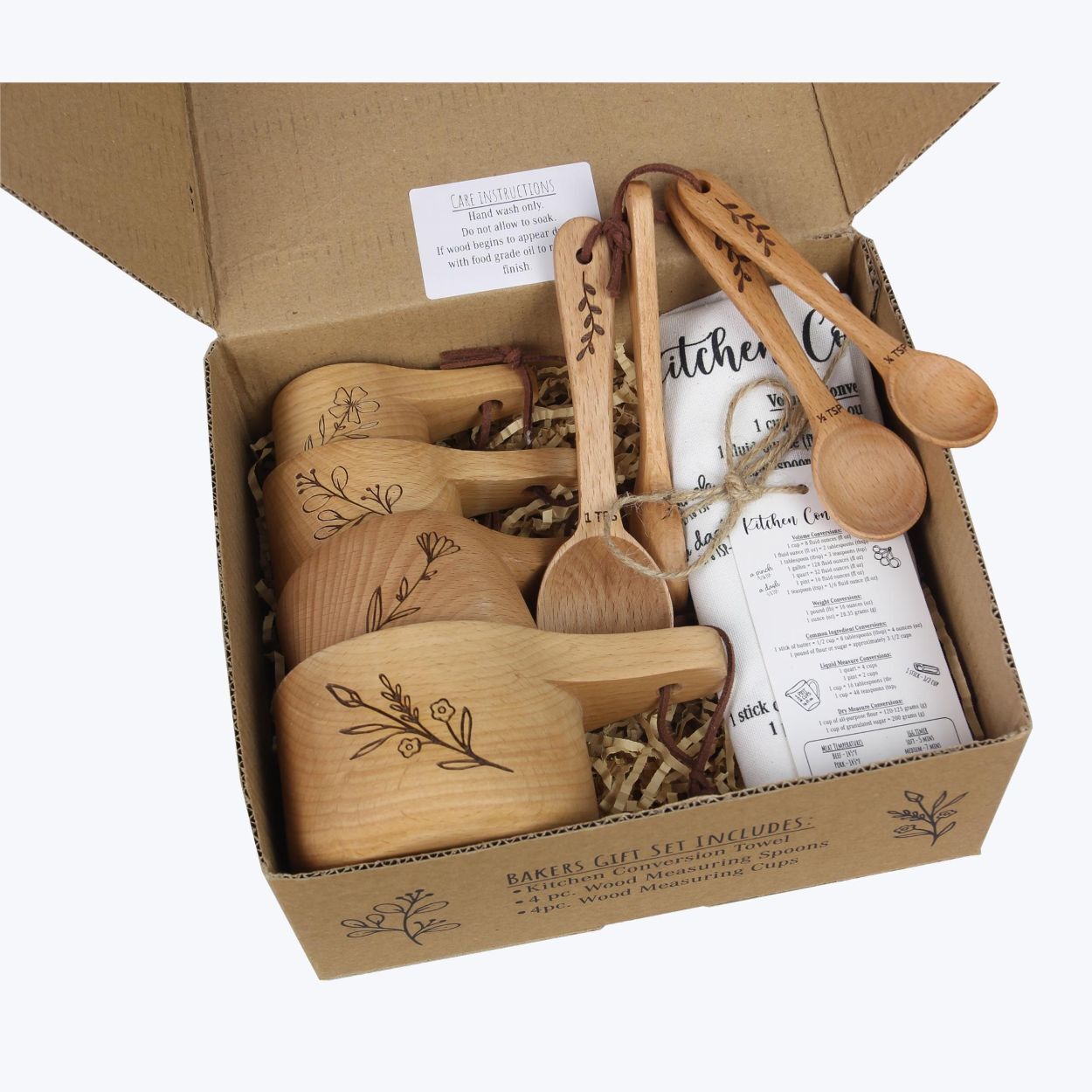 Young's Wood Baker's Gift Set, 9-Pc