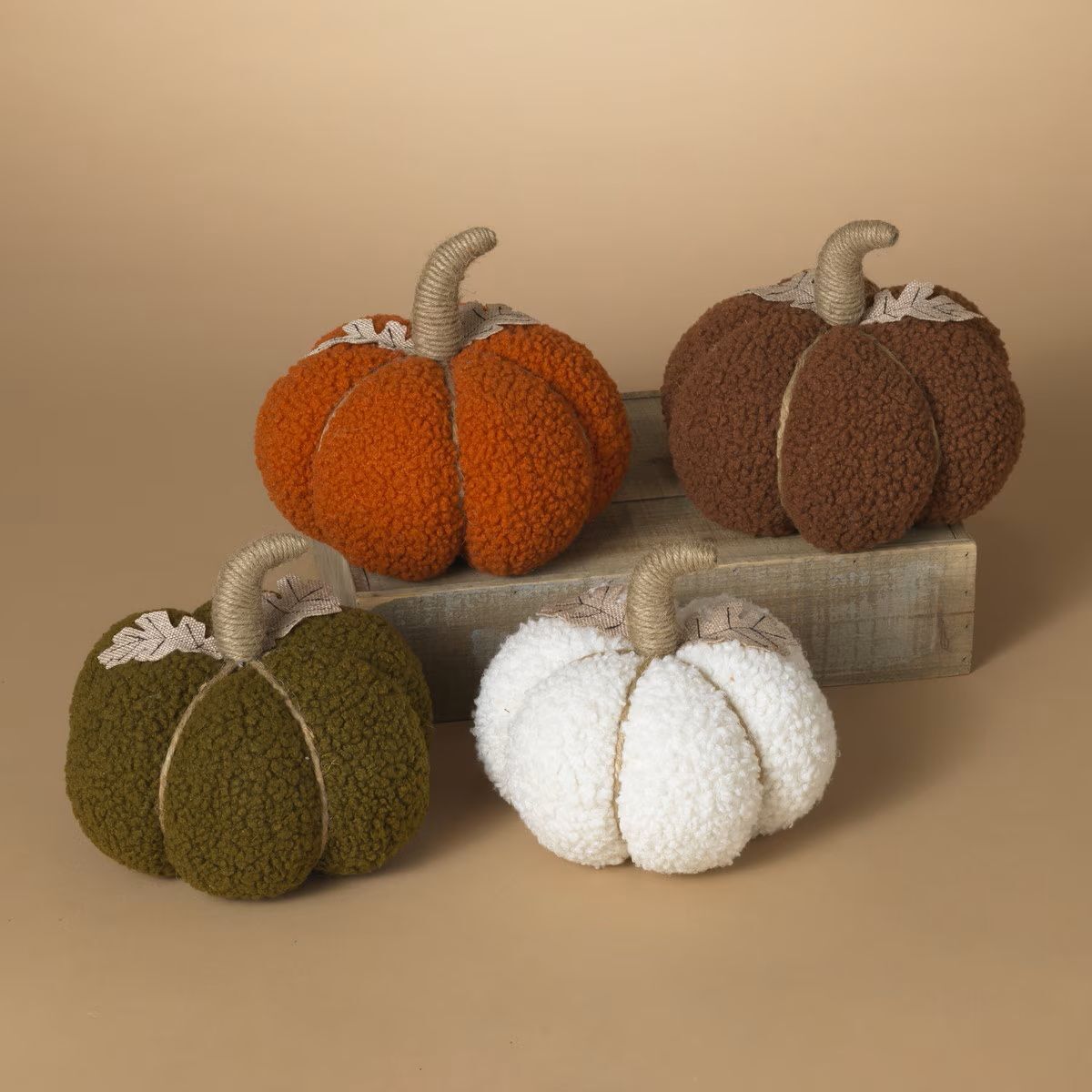 Gerson Plush Harvest Pumpkin, 9 in., Single, Assorted Colors