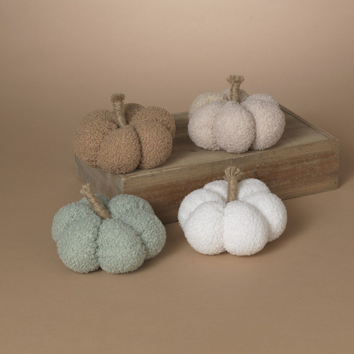 Gerson Polyester Harvest Pumpkin, 7 in., Single, Assortment
