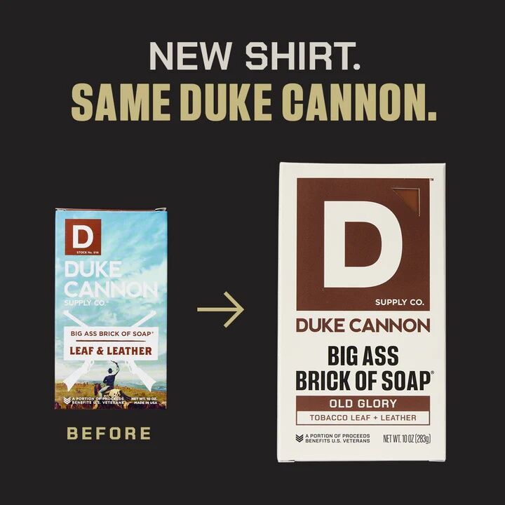 Duke Cannon Old Glory Scent Big Ass Brick Of Soap, 10-Oz