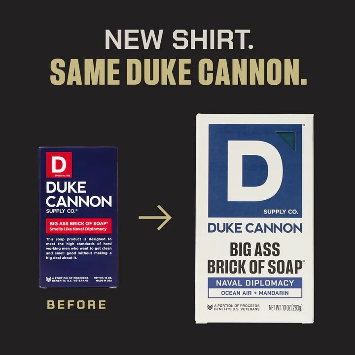 Duke Cannon Naval Diplomacy Big Ass Brick Of Soap, 10-Oz