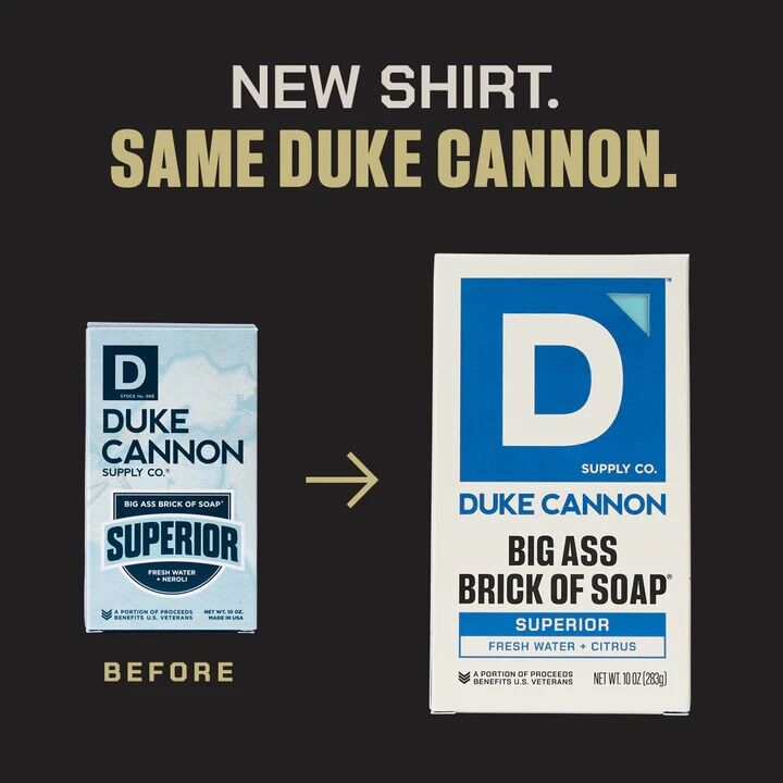 Duke Cannon Superior Scent Big Ass Brick Of Soap, 10-Oz