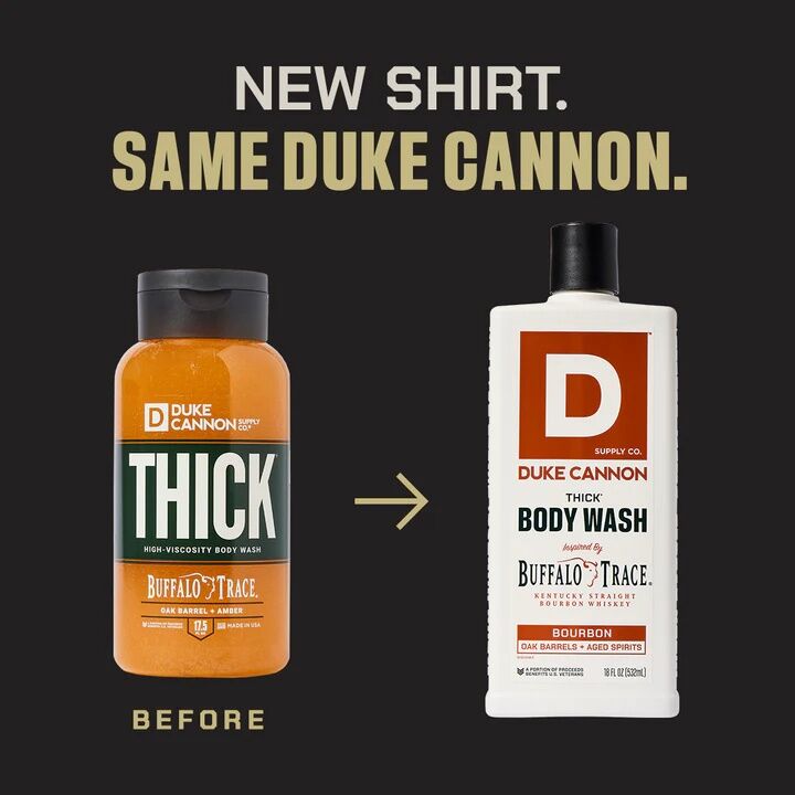 Duke Cannon Bourbon Scent Thick Body Wash, 18-Oz