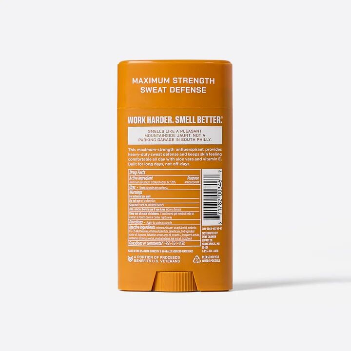 Duke Cannon Sawtooth Scent Trench Warefare Antiperspirant Deodorant, 3-Oz