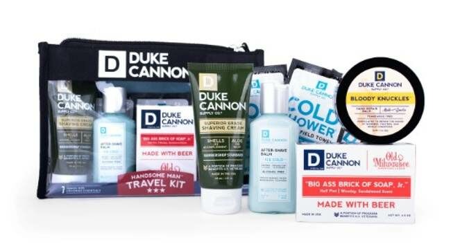 Duke Cannon Handsome Man Traveling Kit - 7 Piece