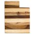 Totally Bamboo Rock & Branch Shiplap Series Utah State Shaped Wood Serving and Cutting Board
