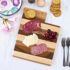 Totally Bamboo Rock & Branch Shiplap Series Utah State Shaped Wood Serving and Cutting Board