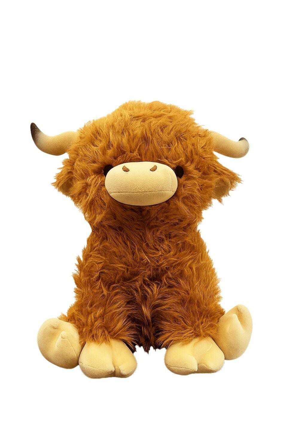 Sutton Home Fashions Large Highlander Cow Boy Plush Toy, 20 in.
