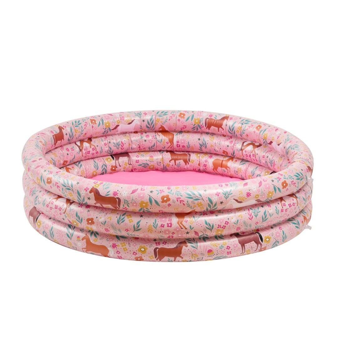 Sutton Home Fashions Pink Inflatable Pool & Accessories Set, 4-Pk